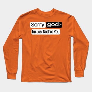 Sorry god(s) I'm Just Not Into You - Double Long Sleeve T-Shirt